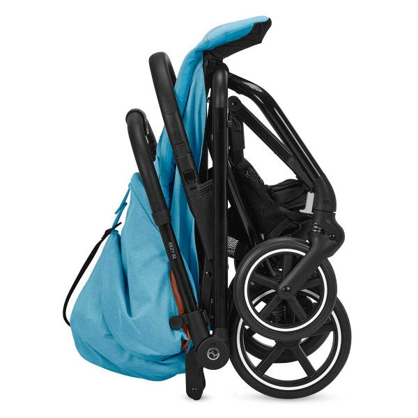  CYBEX Eezy S+2 Buggy Beach Blue Gestell In Black | Mit All-Terrain Rädern
