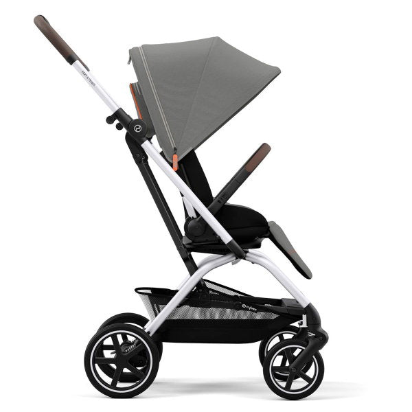  CYBEX Eezy S Twist+2 Buggy Lava Grey Gestell Silver | Mit All-Terrain Rädern