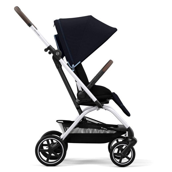  CYBEX Eezy S Twist+2 Buggy Ocean Blue Gestell Silver | Mit All-Terrain Rädern