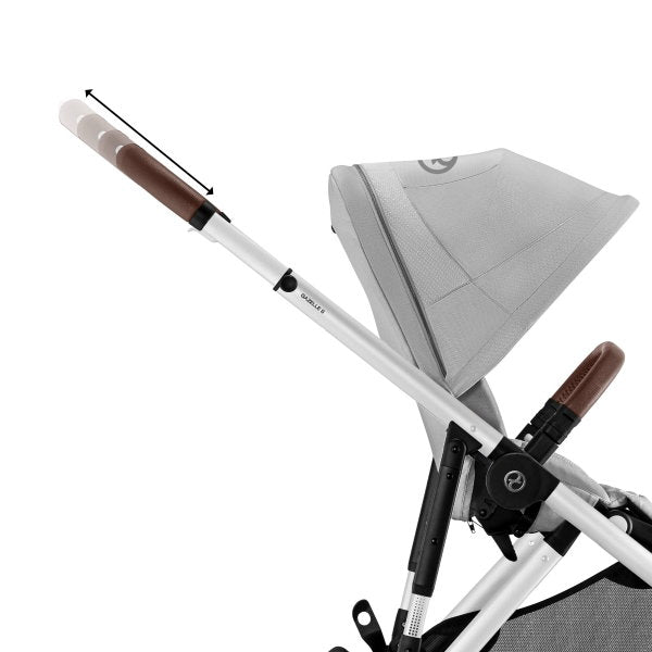  CYBEX Gazelle S Sportwagen Lava Grey Gestell In Silver | Der City-Shopper