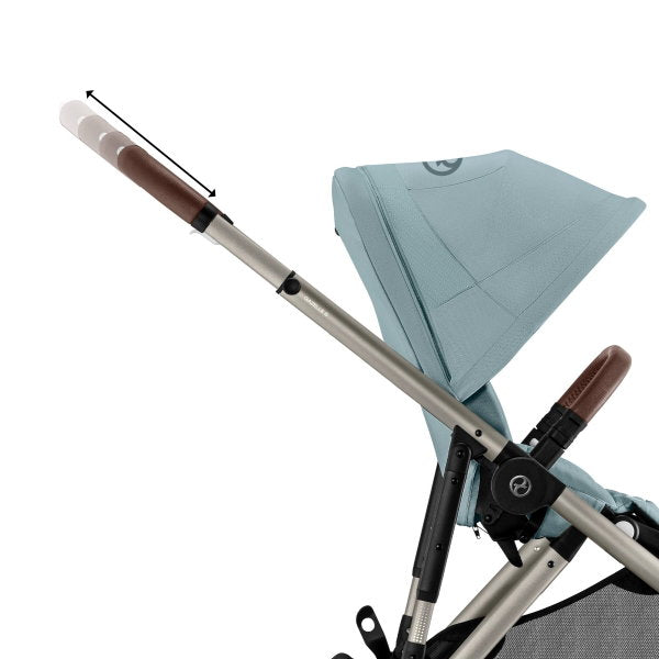  CYBEX Gazelle S Sportwagen Sky Blue Gestell In Taupe | Der City-Shopper