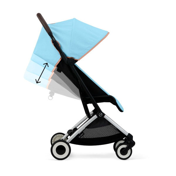  Cybex Orfeo Beach Blue | Gestell Silber