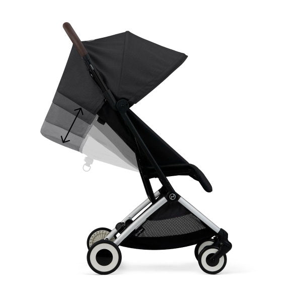  Cybex Orfeo Moon Black | Gestell Silber