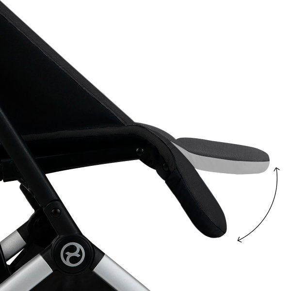  Cybex Orfeo Moon Black | Gestell Silber