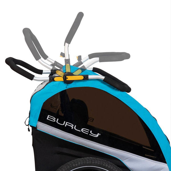  Burley D´Lite X Fahrradanhänger Aqua 2-Sitzer Mit Buggy-Funktion