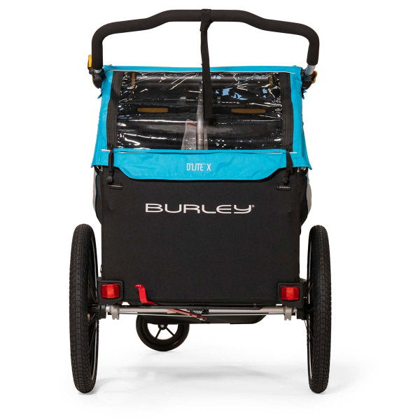  Burley D´Lite X Fahrradanhänger Aqua 2-Sitzer Mit Buggy-Funktion
