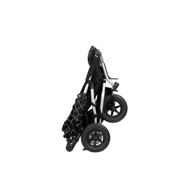  Mountain Buggy Duet V3.2 In Silver Geschwisterwagen