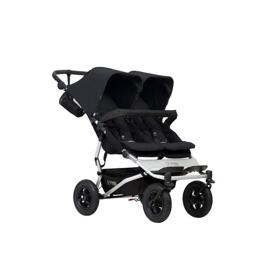  Mountain Buggy Duet V3.2 In Black Geschwisterwagen