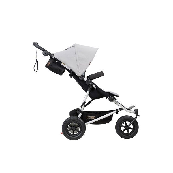  Mountain Buggy Duet V3.2 In Silver Geschwisterwagen