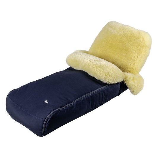  HESBA Winterfußsack DUO Premium Lammfell Natur Im Uni-Außenstoff