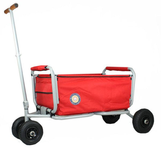  Beachtrekker LiFe Bollerwagen Rot Stabil Und Leicht Inkl. Feststellbremse
