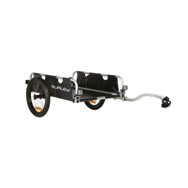  Burley Flatbed Schwarz Fahrradanhänger Robuster Und Geräumiger Lastenanhänger