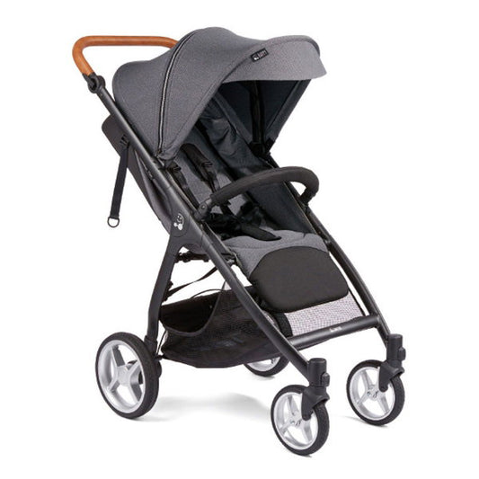  Gesslein Smiloo Happy+ Buggy Steel Grey Gestell Schwarz Mit Cognac Griff