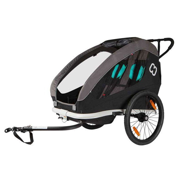  Hamax Traveller Fahrradanhänger Schwarz/Grau