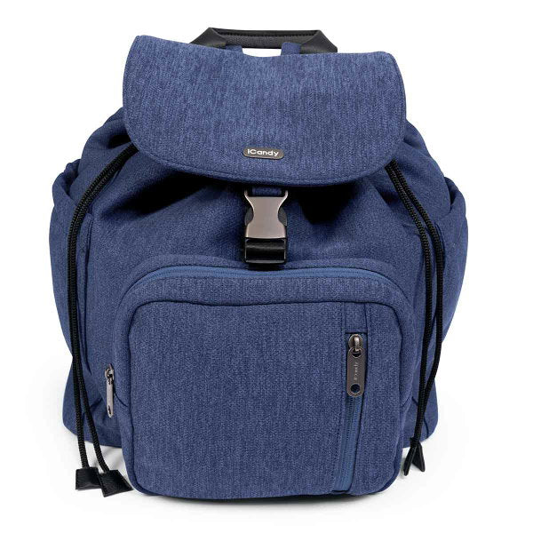  ICandy Orange Double Combo Royal Blue Marl Geschwisterkinderwagen | Inkl. Praktischem Zubehör