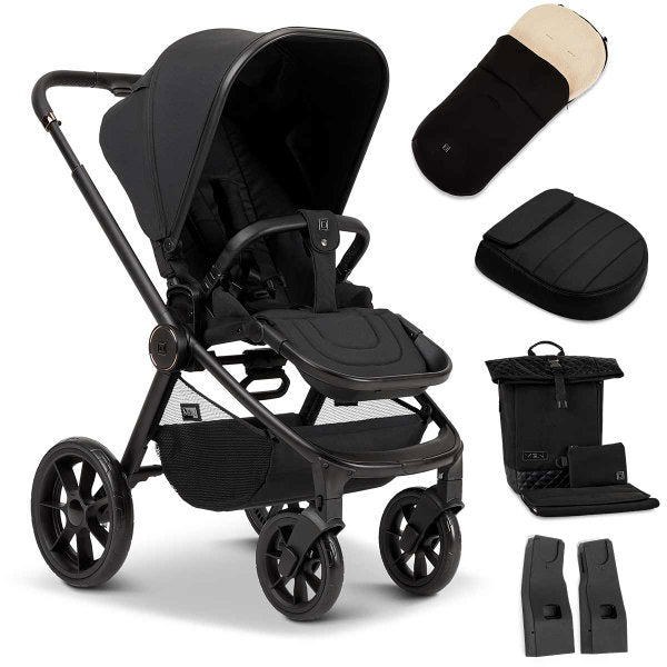  Moon Sport Sportwagen Black Melange Zubehör Bundle