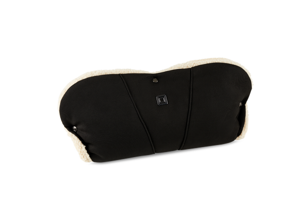  Moon Premium Handmuff Black Mit Wärmendem Kunstfelleinsatz