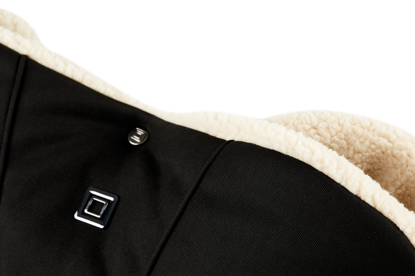  Moon Premium Handmuff Black Mit Wärmendem Kunstfelleinsatz