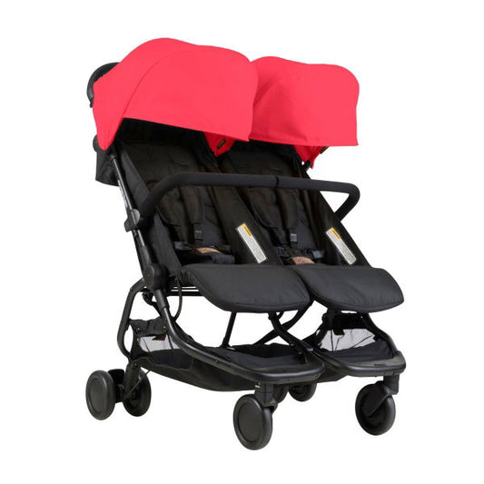  Mountain Buggy Nano DUO In Ruby Ideal Für Die Reise