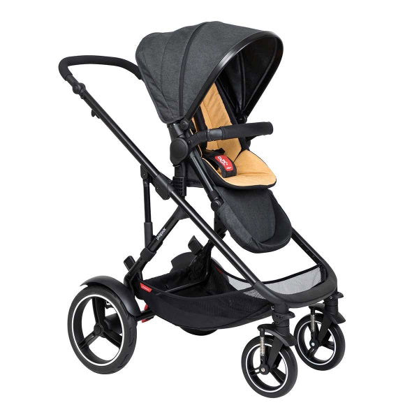  Phil&teds Voyager Buggy & Sitzauflage Butterscotch