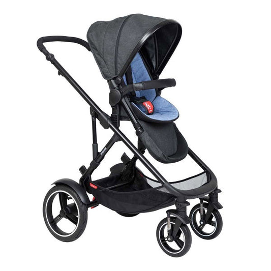  Phil & Teds Voyager Buggy & Sitzauflage Sky