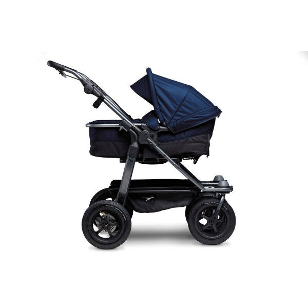  Tfk Duo Kombi Kinderwagen Marine Zwillingswagen Mit Luftrad-Set