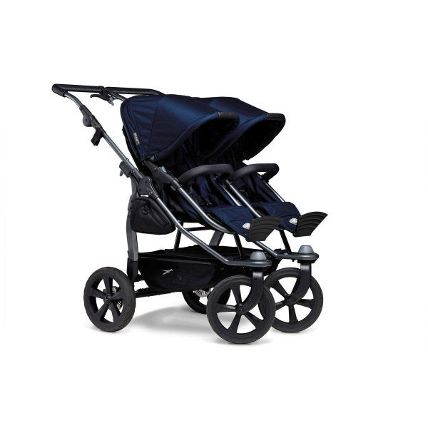  Tfk Duo Kombi Kinderwagen Marine Zwillingswagen Luftkammerreifen