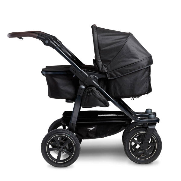  Tfk Duo 2 Kombi Kinderwagen Schwarz Luftrad-Set