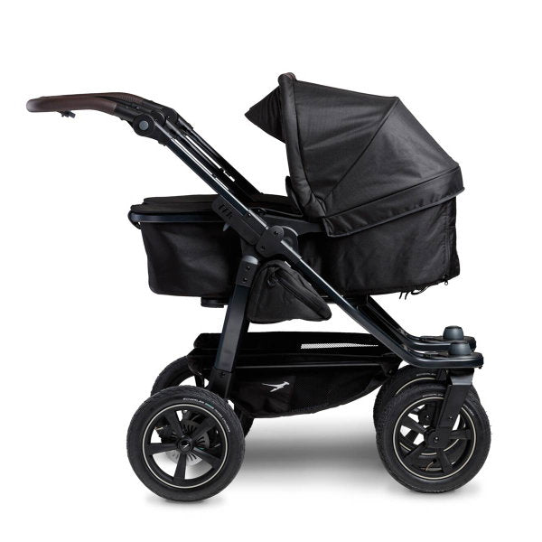  Tfk Duo 2 Kombi Kinderwagen Schwarz Luftrad-Set
