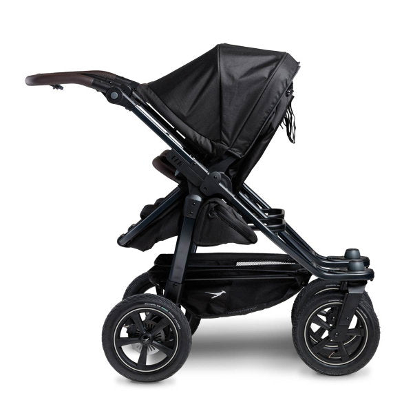  Tfk Duo 2 Kombi Kinderwagen Schwarz Luftrad-Set