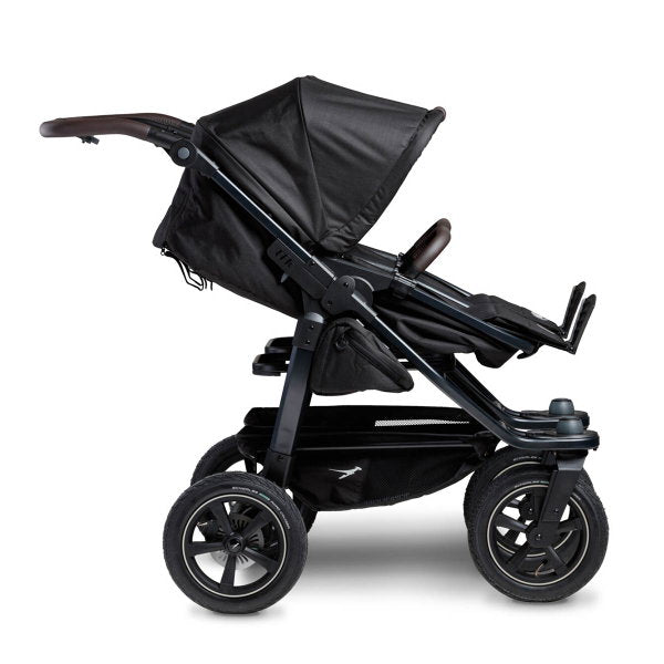  Tfk Duo 2 Kombi Kinderwagen Schwarz Luftrad-Set