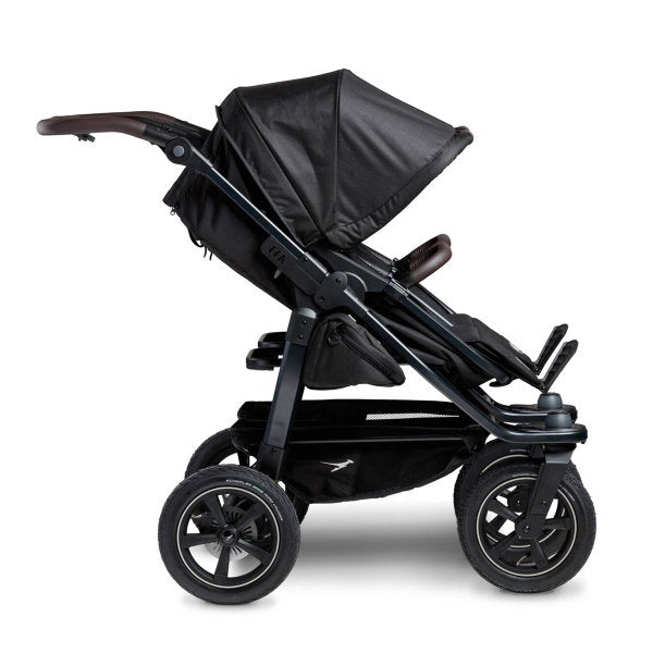  Tfk Duo 2 Kombi Kinderwagen Schwarz Luftrad-Set