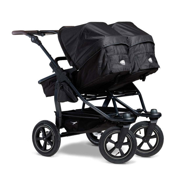  Tfk Duo 2 Kombi Kinderwagen Schwarz Luftrad-Set