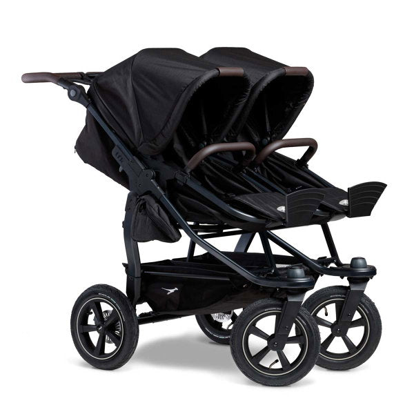  Tfk Duo 2 Kombi Kinderwagen Schwarz Luftrad-Set