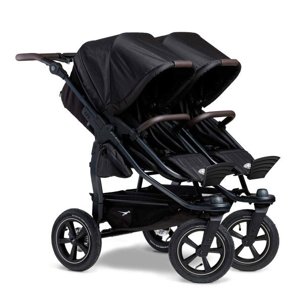  Tfk Duo 2 Kombi Kinderwagen Schwarz Luftrad-Set
