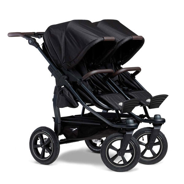  Tfk Duo 2 Kombi Kinderwagen Schwarz Luftrad-Set