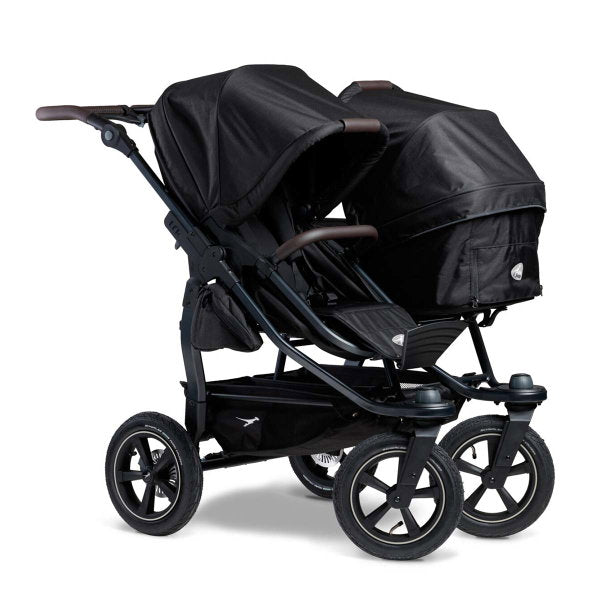  Tfk Duo 2 Kombi Kinderwagen Schwarz Luftrad-Set