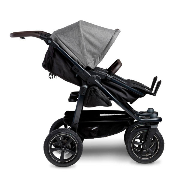  Tfk Duo 2 Kombi Kinderwagen Premium Grau Luftrad-Set