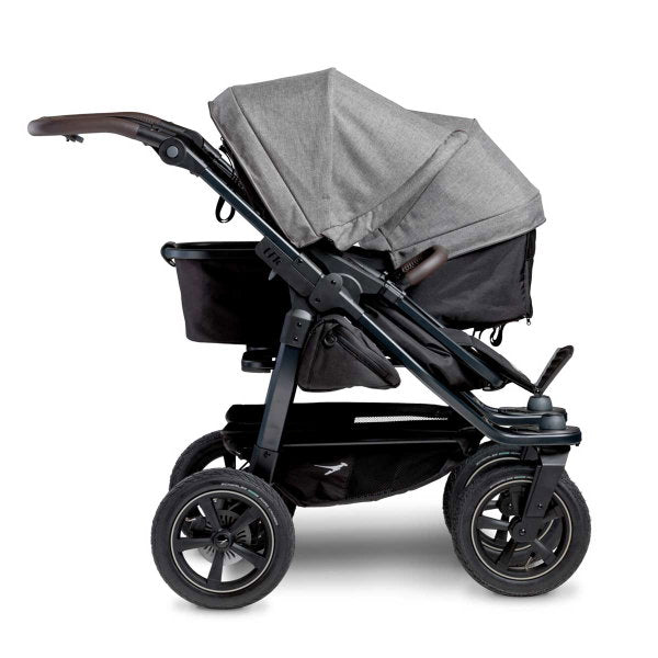  Tfk Duo 2 Kombi Kinderwagen Premium Grau Luftrad-Set