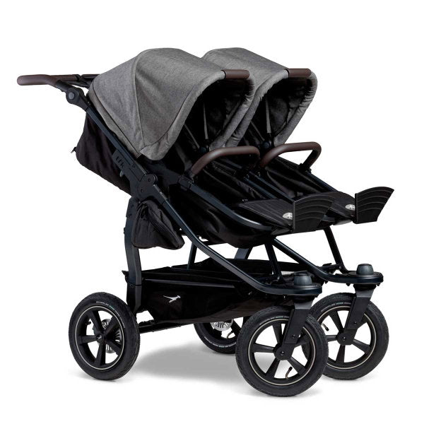  Tfk Duo 2 Kombi Kinderwagen Premium Grau Luftrad-Set