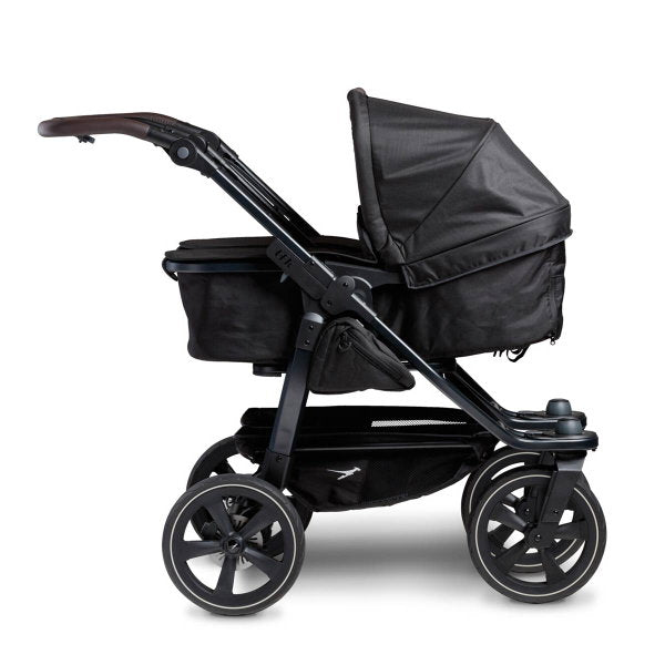  Tfk Duo 2 Kombi Kinderwagen Schwarz Luftkammer Radset