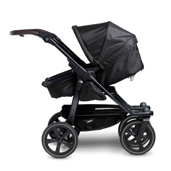  Tfk Duo 2 Kombi Kinderwagen Schwarz Luftkammer Radset