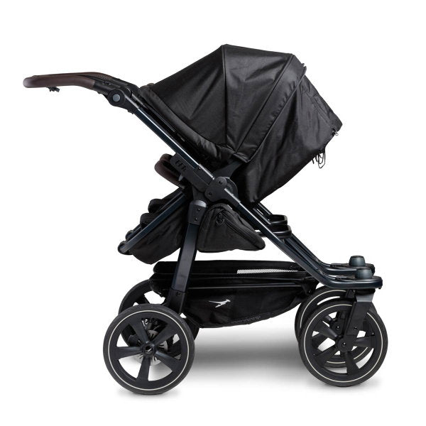  Tfk Duo 2 Kombi Kinderwagen Schwarz Luftkammer Radset