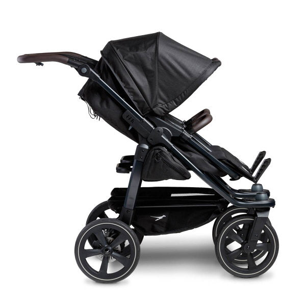  Tfk Duo 2 Kombi Kinderwagen Schwarz Luftkammer Radset