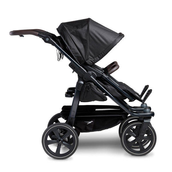  Tfk Duo 2 Kombi Kinderwagen Schwarz Luftkammer Radset