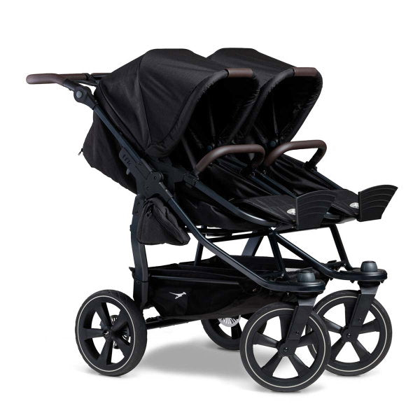  Tfk Duo 2 Kombi Kinderwagen Schwarz Luftkammer Radset