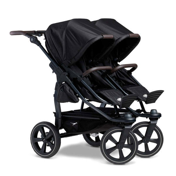  Tfk Duo 2 Kombi Kinderwagen Schwarz Luftkammer Radset