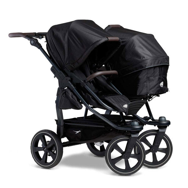  Tfk Duo 2 Kombi Kinderwagen Schwarz Luftkammer Radset
