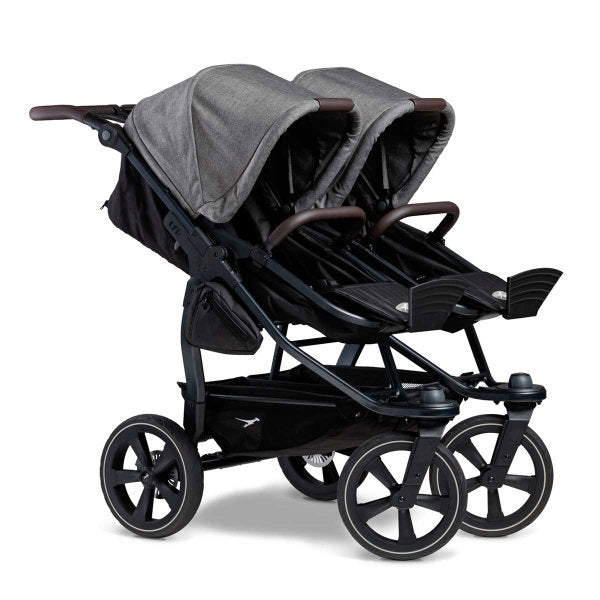  Tfk Duo 2 Kombi Kinderwagen Premium Grau Luftkammer Radset