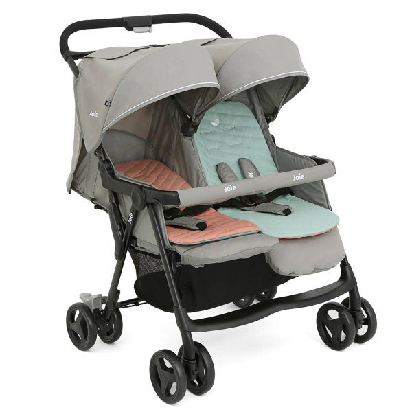  Joie Aire Twin Zwillingsbuggy Nectar & Mineral Inkl. Regenverdeck